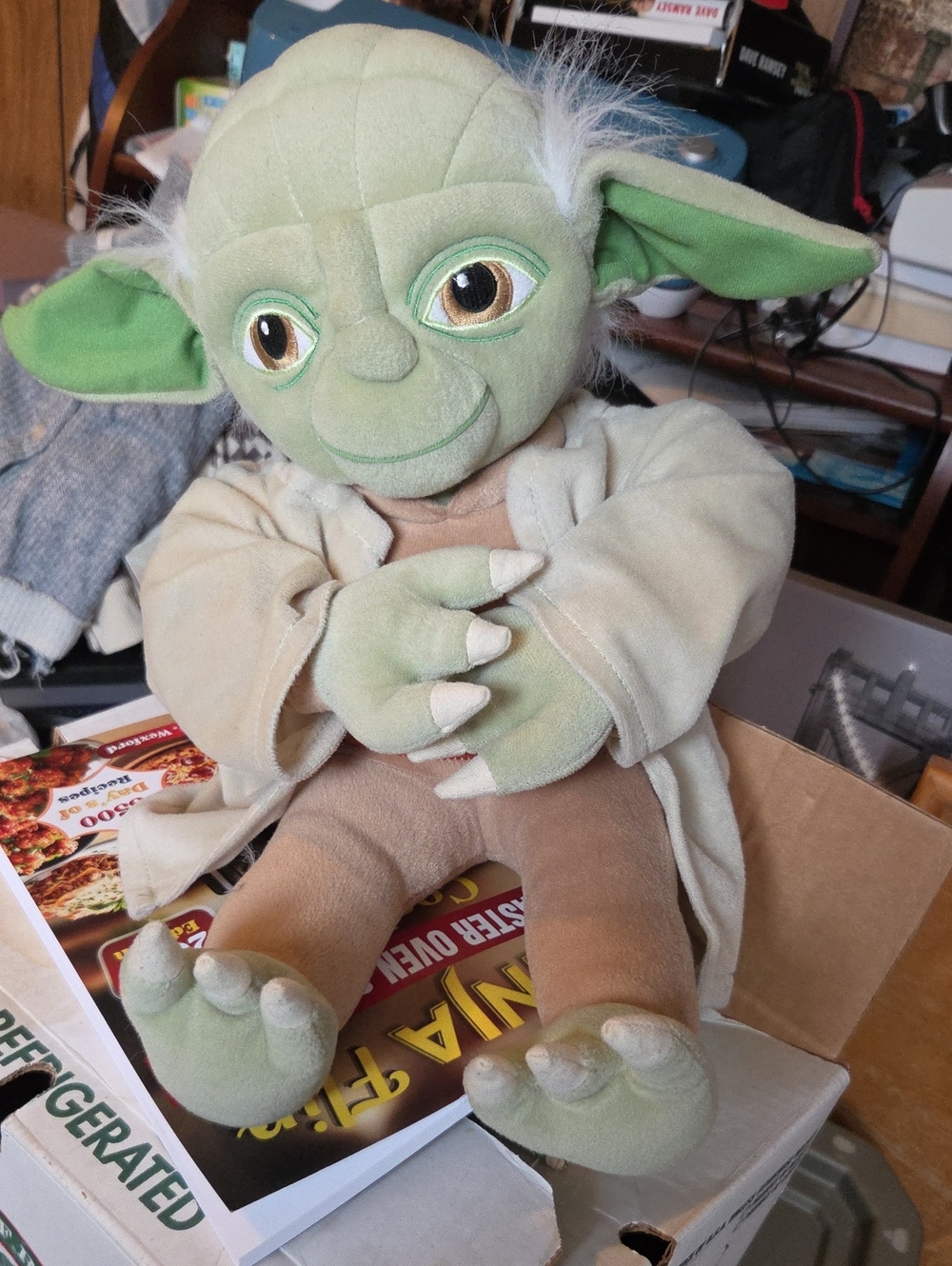 Star Wars Green and Tan Yoda Plush Doll